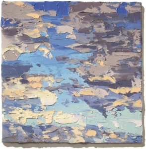 Stephan Ois - Serie "Sky" 20x20cm, Öl auf Karton